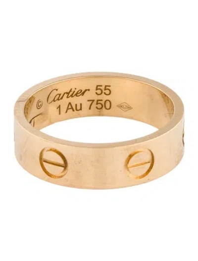 Pre-owned Cartier Classic Love Ring In Multi