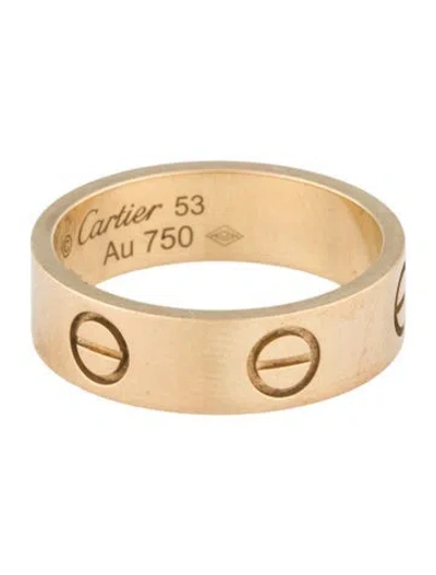 Pre-owned Cartier Classic Love Ring In Multi