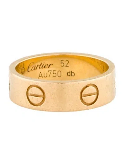 Pre-owned Cartier Classic Love Ring In Multi
