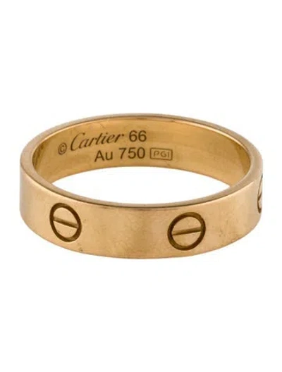 Pre-owned Cartier Classic Love Ring In Multi