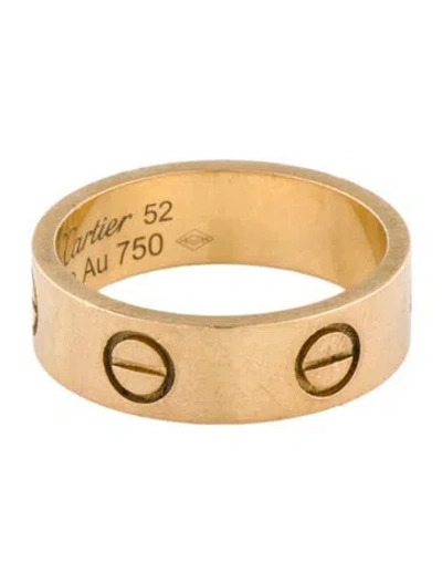 Pre-owned Cartier Classic Love Ring In Multi