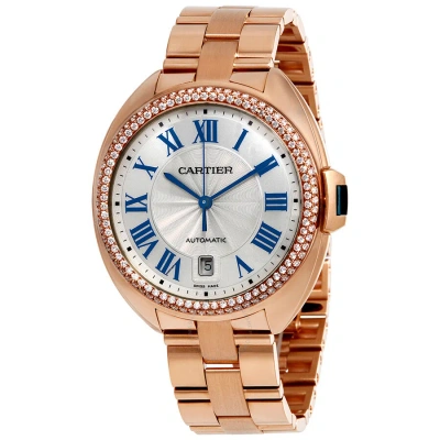 Cartier Cle Flinque Sunray Effect Dial 40mm Watch Wjcl0009 In Gold