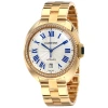CARTIER CARTIER CLE FLINQUE SUNRAY EFFECT DIAL 40MM WATCH WJCL0010