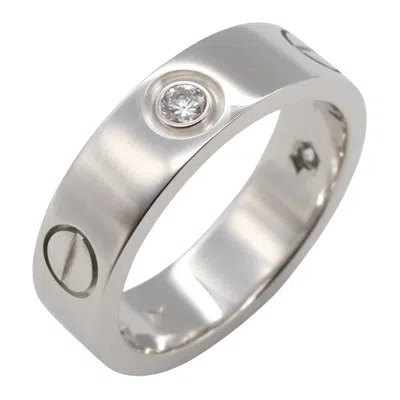 Pre-owned Cartier Clear Band Ring () In Transparent