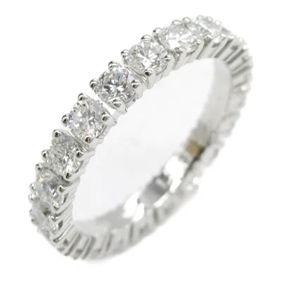 Pre-owned Cartier Clear Platinum 950 Band Ring () In Transparent