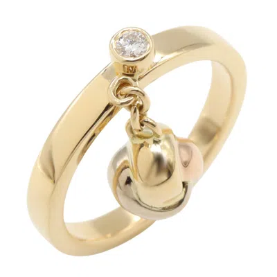 Pre-owned Cartier Clear Yellow Gold (18k) Band Ring () In Transparent