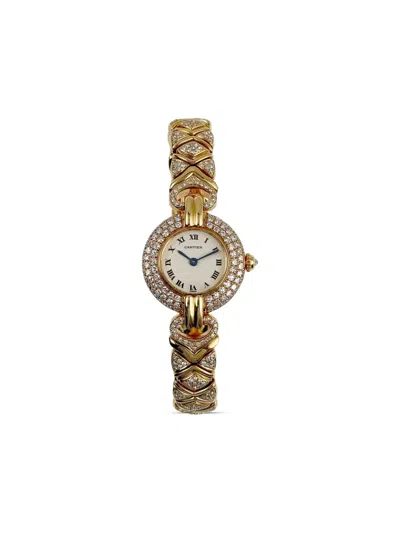 Cartier Colisée 18k Yellow Gold Diamond 23mm