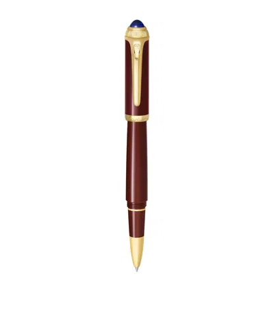 Cartier Composite R De  Rollerball Pen In Red