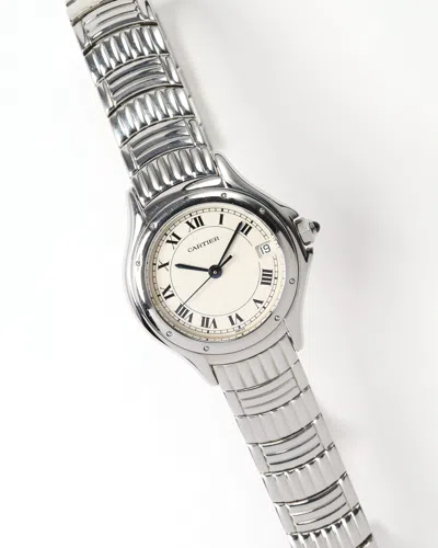 Cartier Cougar 26mm Full Set 1996 Watch In Metallic