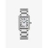 Cartier Crwsta0092 Tank Must Large Stainless-steel Quartz Watch In Steel