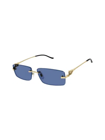 Cartier Ct 0430 - Gold Sunglasses