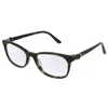 Cartier Ct0128o005 Black Black Transpare In 002 Havana Havana Transpa