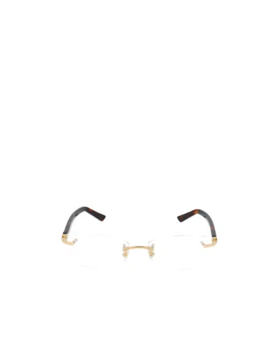 Cartier Ct0048o Frameless Glasses In White