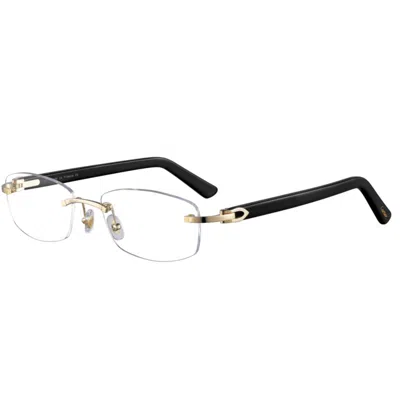 Cartier Ct0048o002 Gold Black Transparen