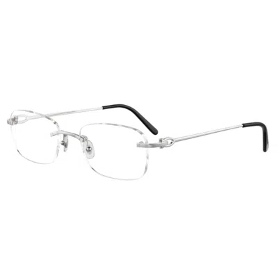 Cartier Ct0050o002 Silver Silver Transpa