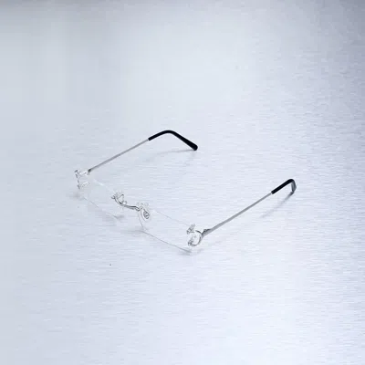 Pre-owned Cartier Ct0092o 002 Glasses In Silver