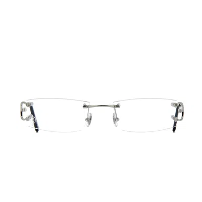 Cartier Ct0092o Decor C De  002 Silver Shiny Glasses In White