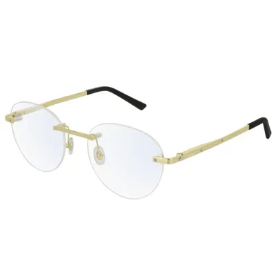 Cartier Ct0109o003 Gold Black Transparen
