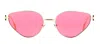 Cartier Ct0155s 003 Cat Eye Sunglasses In Red