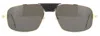 Cartier Ct0193s 001 Navigator Polarized Sunglasses In Grey