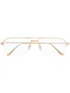 Cartier Ct0231o Rectangular-frame Glasses In Gold