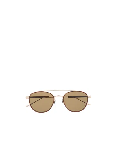 Cartier Ct0251s Pilot-frame Sunglasses In Nude