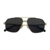 Cartier Ct0270s Première De  005 Gold Sunglasses In Oro