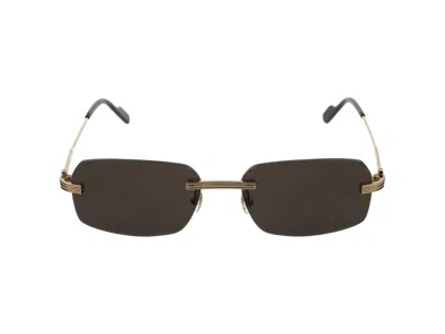 Cartier Ct0271s Gold Metal Sunglasses