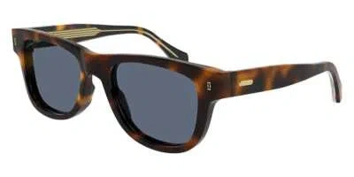 Pre-owned Cartier Ct0277s-006 Havana Sunglasses In Blue