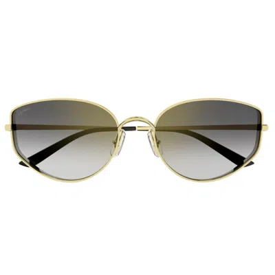 Cartier Ct0300s001 Gold Gold Grey In Multi