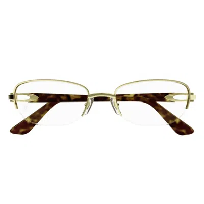 Cartier Ct0317o002 Gold Havana Transpare