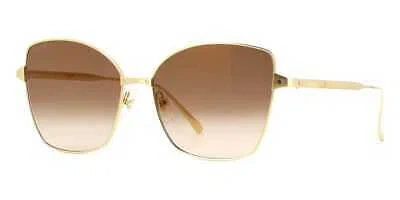 Pre-owned Cartier Ct0328s-002 Gold Sunglasses In Brown