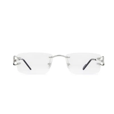 Cartier Ct0344o C Di  002 Silver Glasses