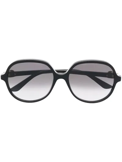 Cartier Ct0350s Oversized-frame Sunglasses In Schwarz