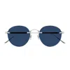 Cartier Ct0393s Signature C De  001 Silver Light Blue Sunglasses In Blue