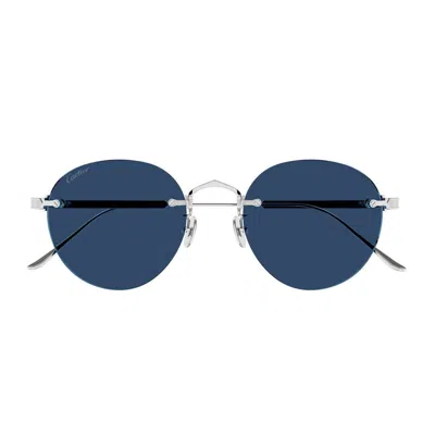Cartier Ct0393s Signature C De Sunglasses In Blue