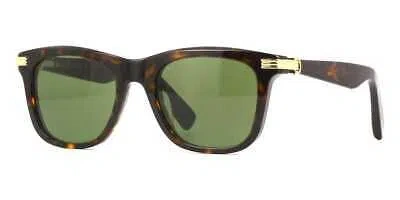 Pre-owned Cartier Ct0396s-002 Havana Sunglasses In Green