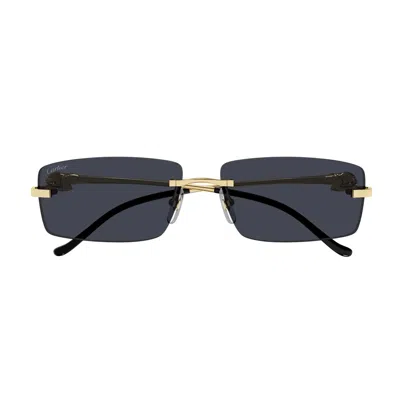 Cartier Ct0430s 001 Sunglasses In Oro
