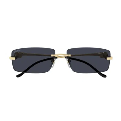 Cartier Ct0430s  Panthère De E Sunglasses In Blue