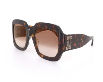 Pre-owned Cartier Ct0434s-002 Havana Sunglasses In Brown