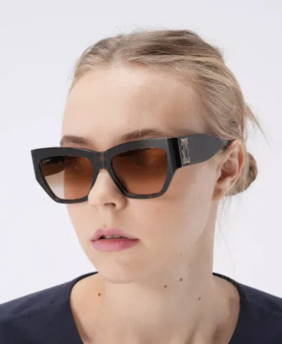 Pre-owned Cartier Ct0435s-002 Havana Sunglasses In Brown
