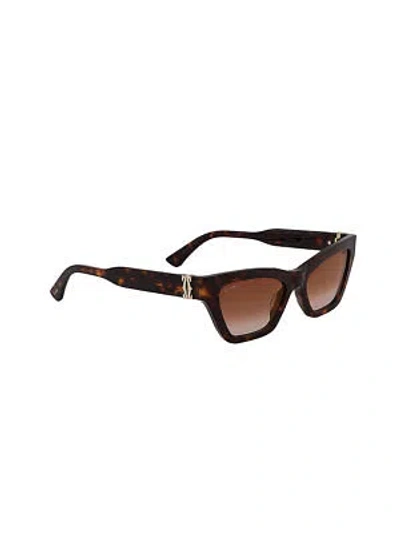 Pre-owned Cartier Ct0437s-002 Havana Sunglasses In Brown
