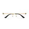 Cartier Womens  Ct0448o Cat-eye-frame Metal Optical Glasses In Transparent