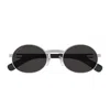 Cartier Ct0464s Première De  017 Silver Black Grey Sunglasses