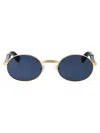 Cartier Sunglasses In 004 Gold Blue Blue