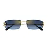 Cartier Ct0465s 002 Signature C De  Sunglasses In Blue