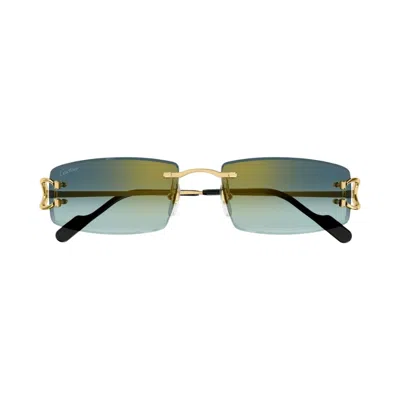 Cartier Ct0465s 003 Glasses In Green