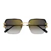 Cartier Ct0466s Décor C De Sunglasses In Gold