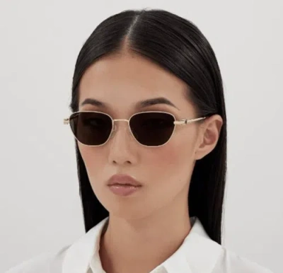 Pre-owned Cartier Ct0469s-001 Gold Gold Grey Sunglasses In Gray