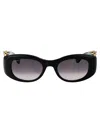 Cartier Women's Grey Acetate Sunglasses In 001 Black Black Grey
